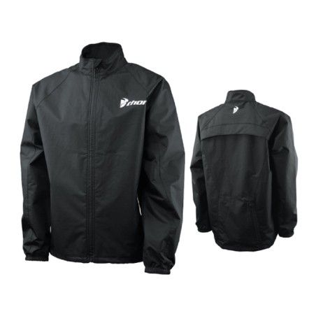 Giacca antiacqua THOR pack black tg XL